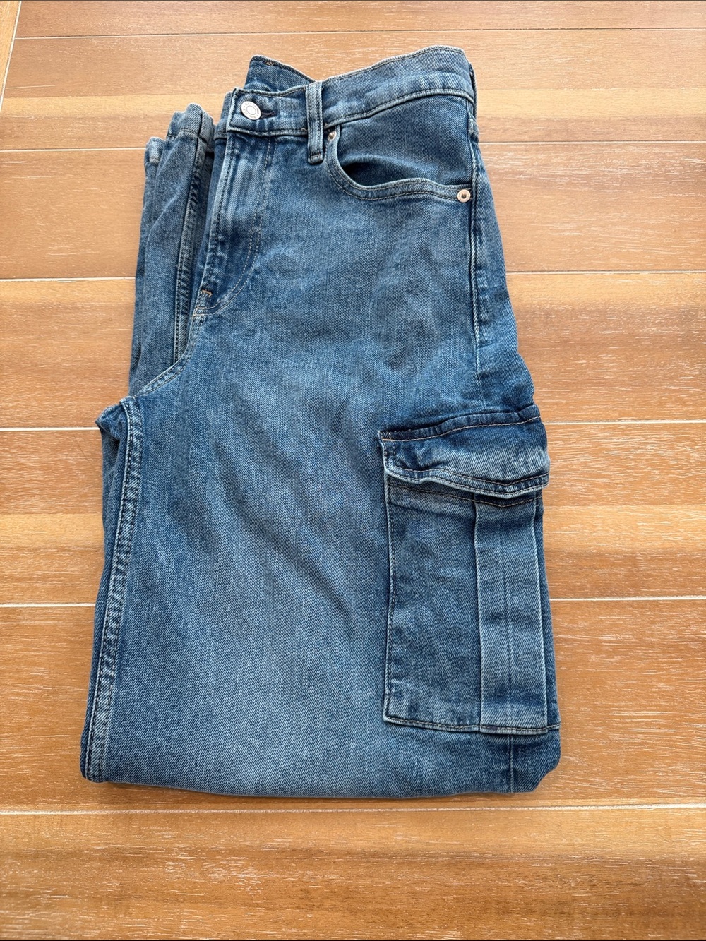 GAP High Rise Cargo Jeans